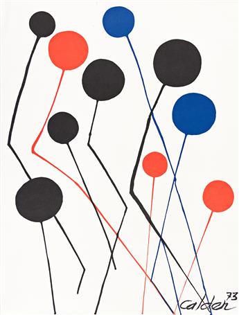 ALEXANDER CALDER Three color lithographs.